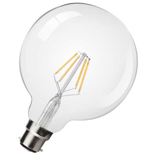 4.5W LED Filament GLOBE Bulb - Bayonet 