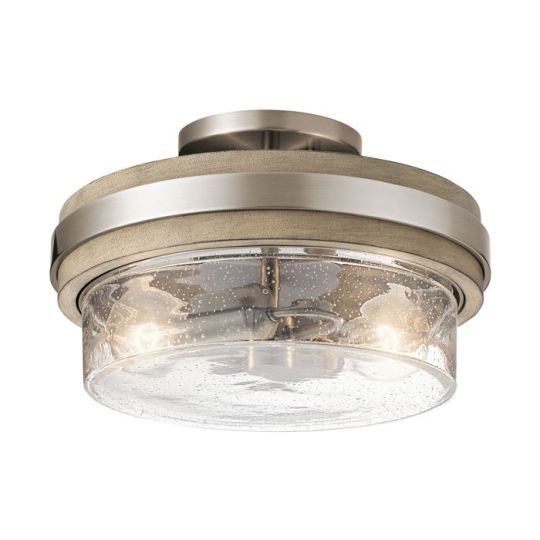 Kichler Grand Bank 2 Light Semi-Flush Mount