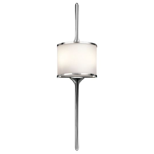 Kichler Mona 2 Light Wall Light - Polished Chrome