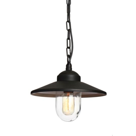 Elstead Lighting Klampenborg 1 Light Chain Lantern - Black