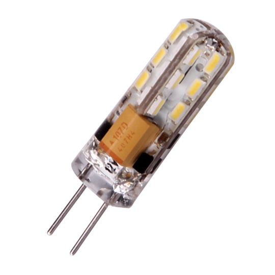 LED 1.2w G4 Clear Capsule - Warm White 