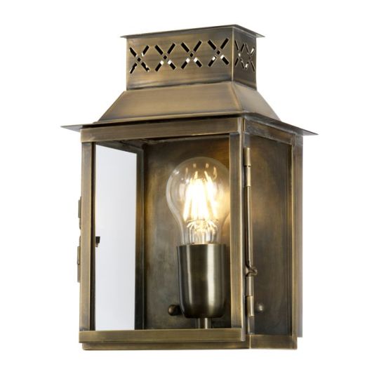 Elstead Lighting Lambeth Palace 1 Light Wall Lantern - Brass