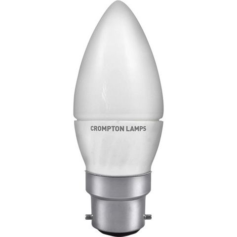 LED 4W Opal Candle Bulb -Small Bayonet - Dimmable