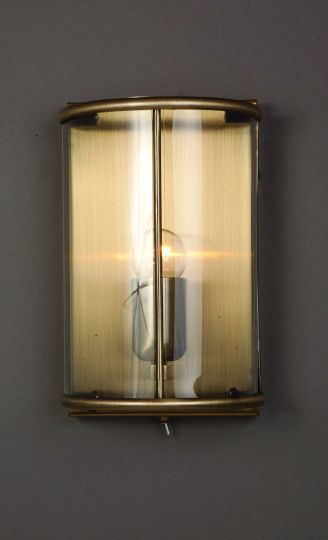 Impex LG77130/WB/AB Orly  Series Decorative 1 Light Antique Brass Wall Light