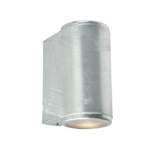 Norlys Mandal 2 Light Up/Down Wall Light Galvanized    