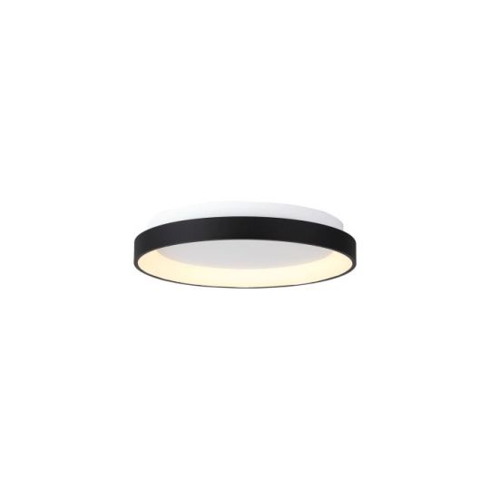 Mantra Niseko Ring Ceiling 78cm 58W LED 3000K 4700lm Black 3yrs Warranty