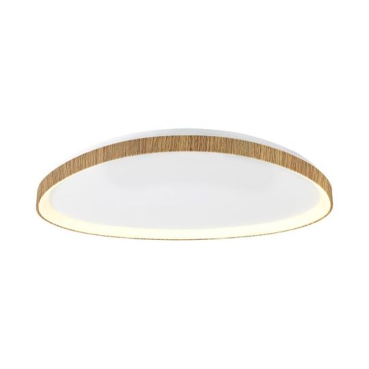 Mantra Niseko Triangular Ceiling 61cm 48W LED 3000K 2900lm Wood 3yrs Warranty