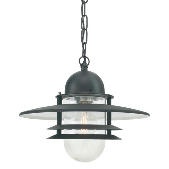 Norlys Oslo 1 Light Chain Lantern - Black