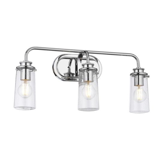 Kichler Braelyn 3 Light Wall Light - Polished Chrome