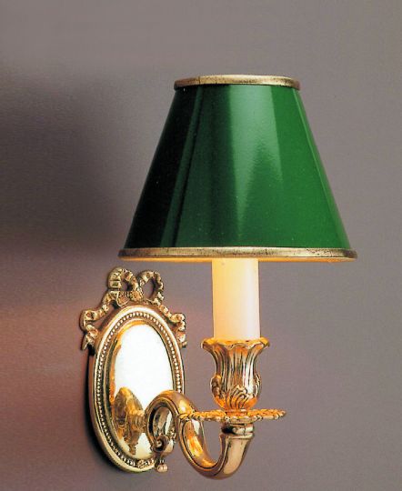 Impex SMBB00061-PB Sandringham Series Decorative 1 Light Polished Brass Wall Light