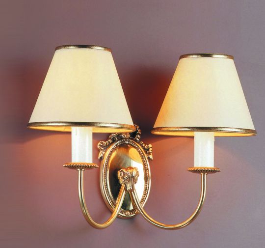 Impex Lighting - Eden 2lt Polished Brass