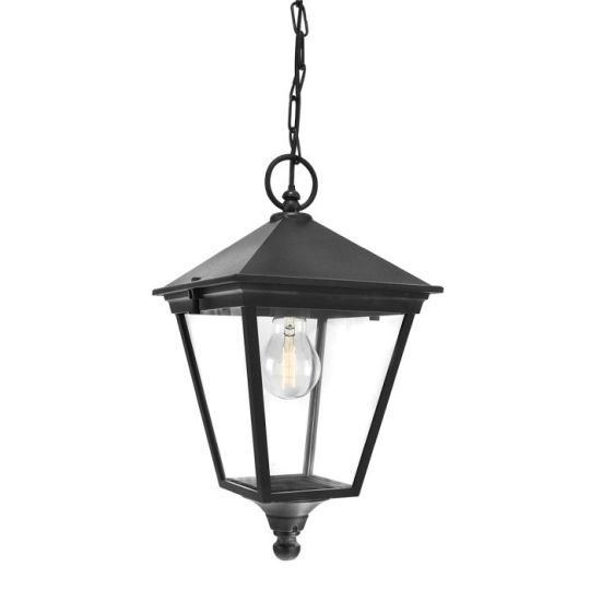 Norlys Turin 1 Light Chain Lantern - Black 